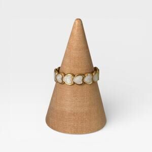 Stainless Steel Adjustable Heart Ring